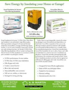Blow In Insulation brochure