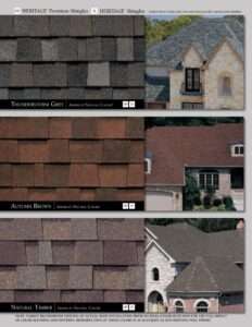 Heritage Shingle Color Chart