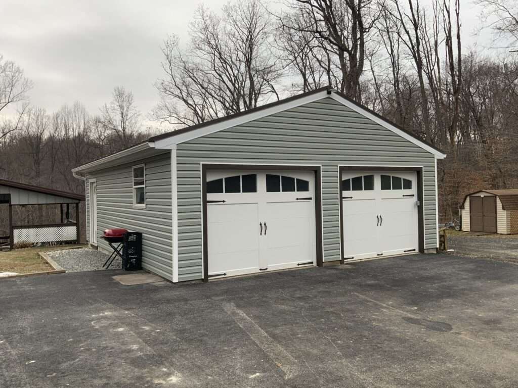 Custom built garage