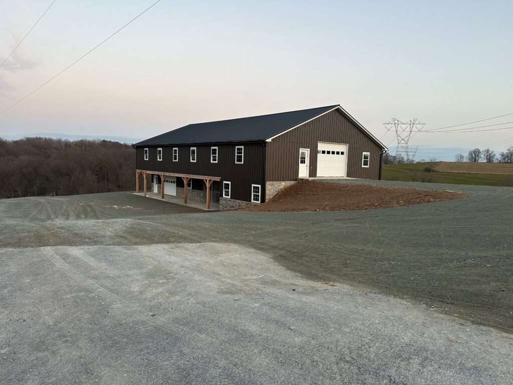 Custom built garage