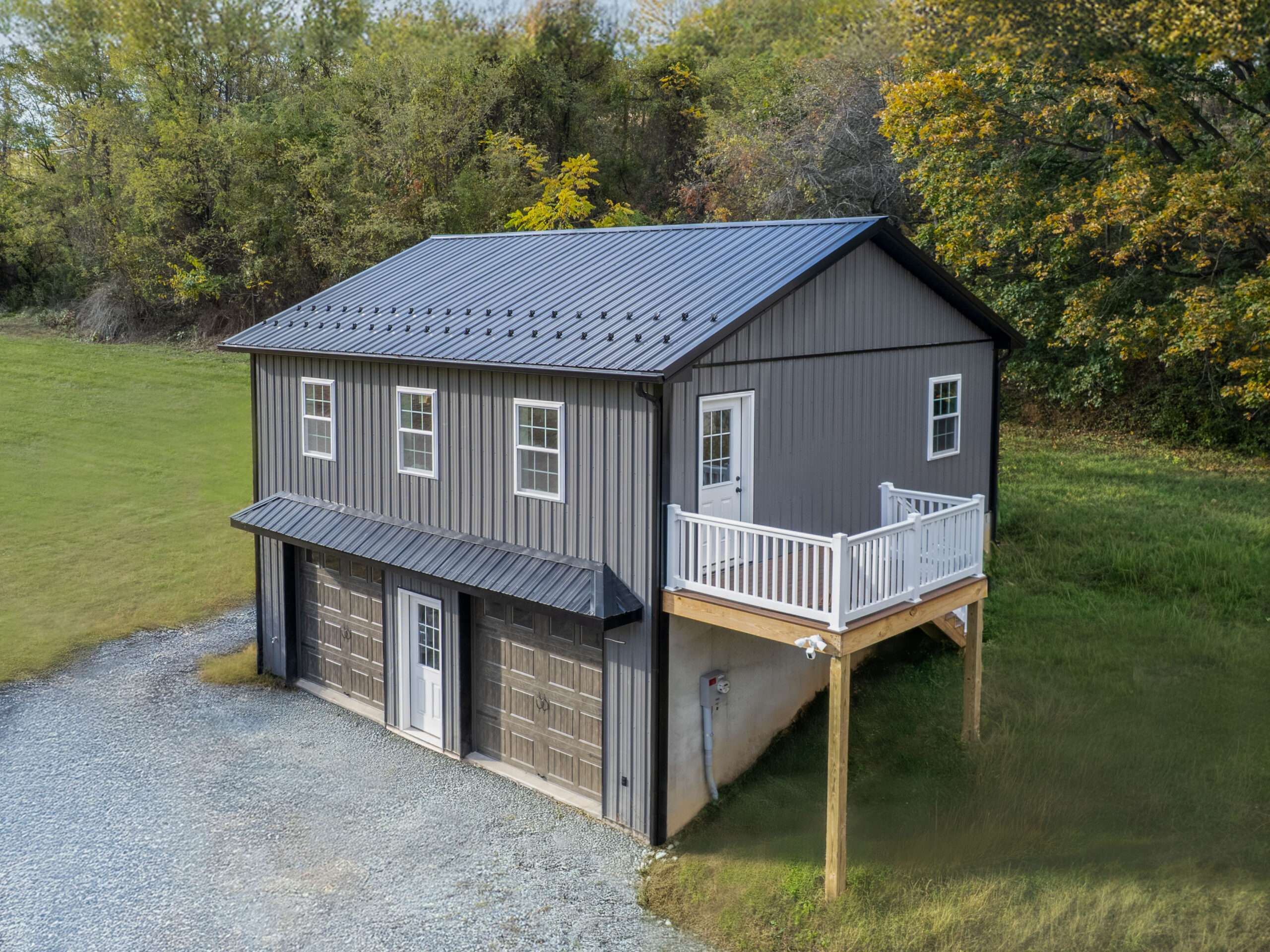 Pole barn house