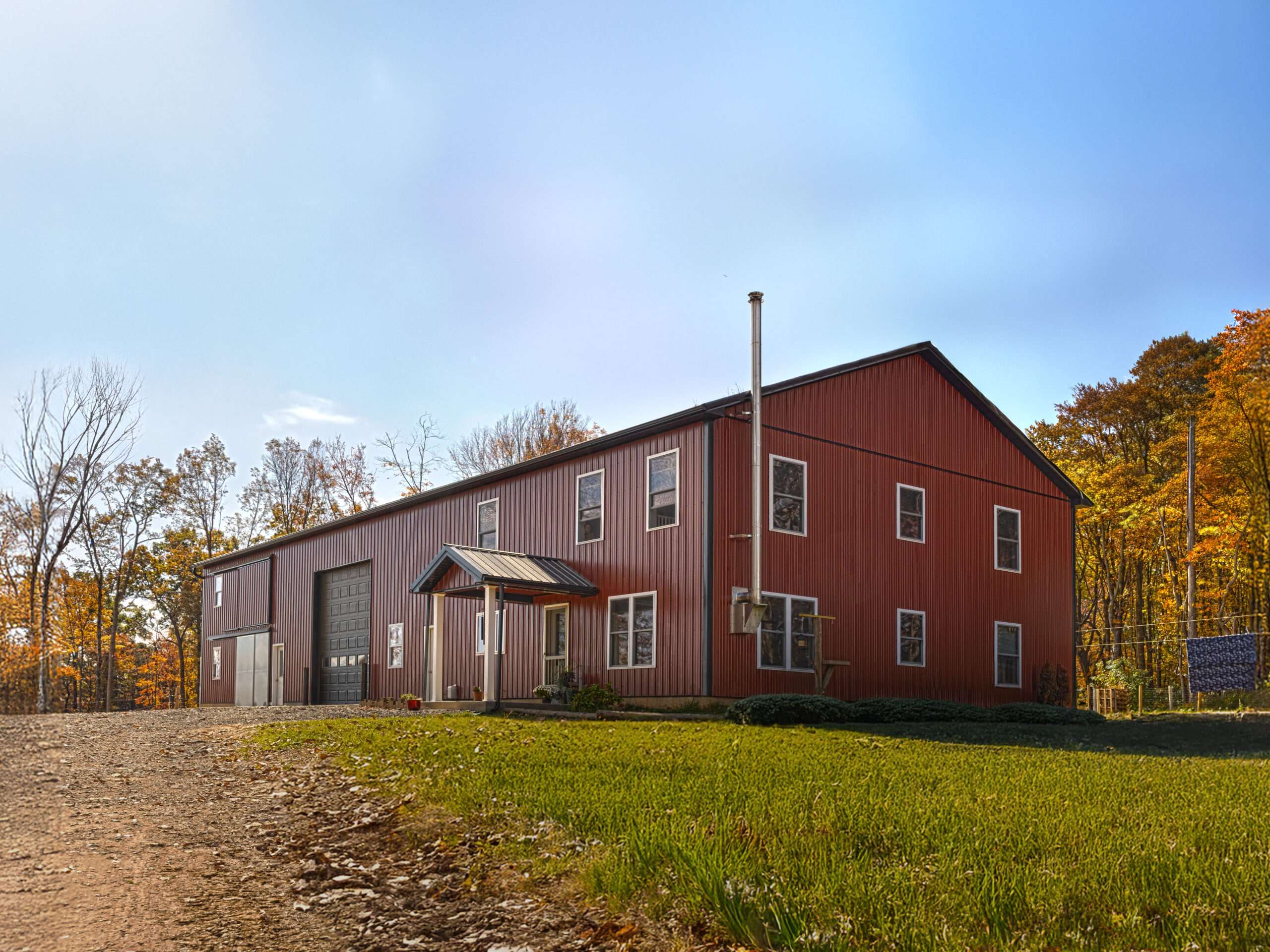 Farmgrove PA pole barn built by True Harmony Builders in Holtwood PA